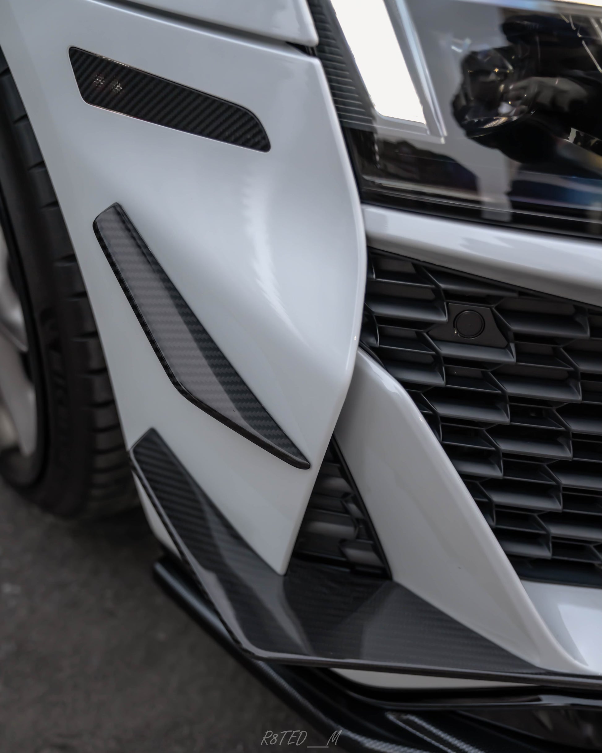 Audi R8 Front Canards - Rev In Style Inc